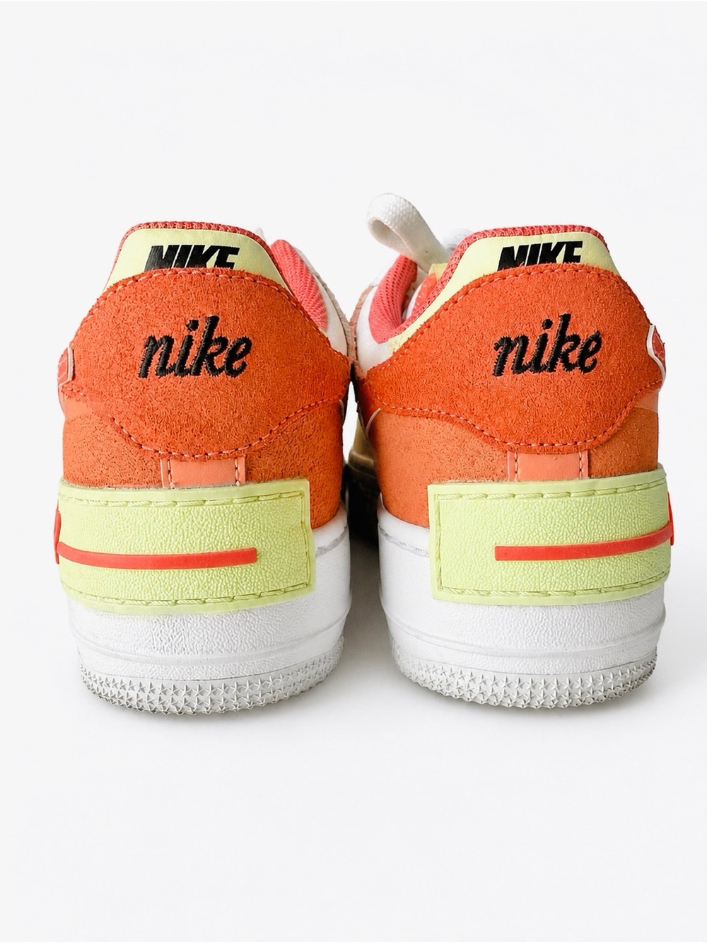 Nike Air Force 1 Shadow White Magic Ember Lime Women’s 9.5 CI0919-110 - Picture 9 of 11